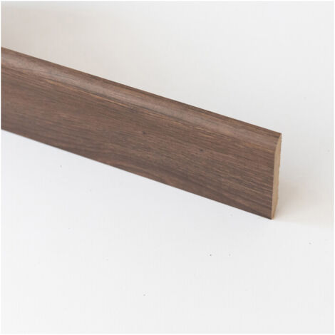 BATTISCOPA  70X10 MM MDF 240 CM NOCE SCURO- 10,0 pz