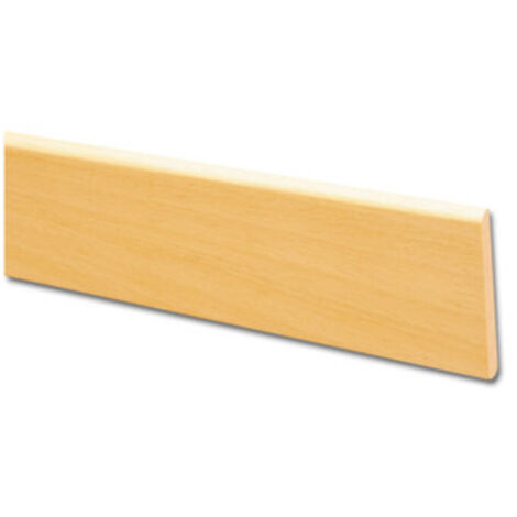 BATTISCOPA 70X7 MM AYOUS LISCIO 245 CM FRASSINO NAT 60311- 10,0 pz