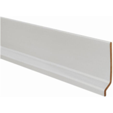 Battiscopa 70X9 Pvc Espanso 200 Cm Argento - 48 Pz