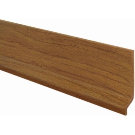 Battiscopa 70X9 Pvc Espanso 200 Cm Noce Scur - 48 Pz