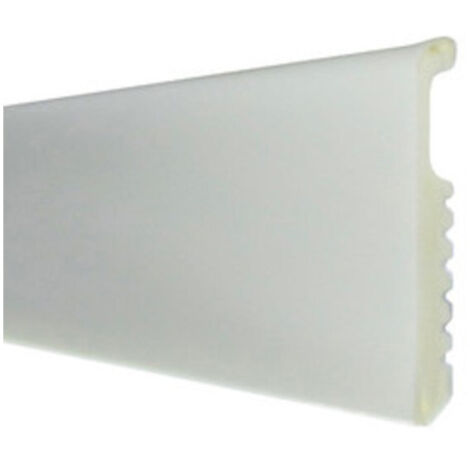 BATTISCOPA 75X8 POLISTIRENE LISCIO 200 CM BIANCO- 10,0 pz