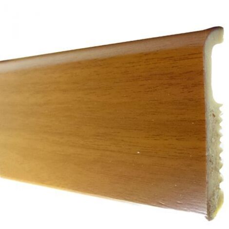 BATTISCOPA 75X8 POLISTIRENE LISCIO 200 CM FAGGIO 10 PZ