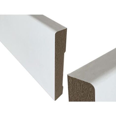 BATTISCOPA LAMINATO MDF BIANCO -6261