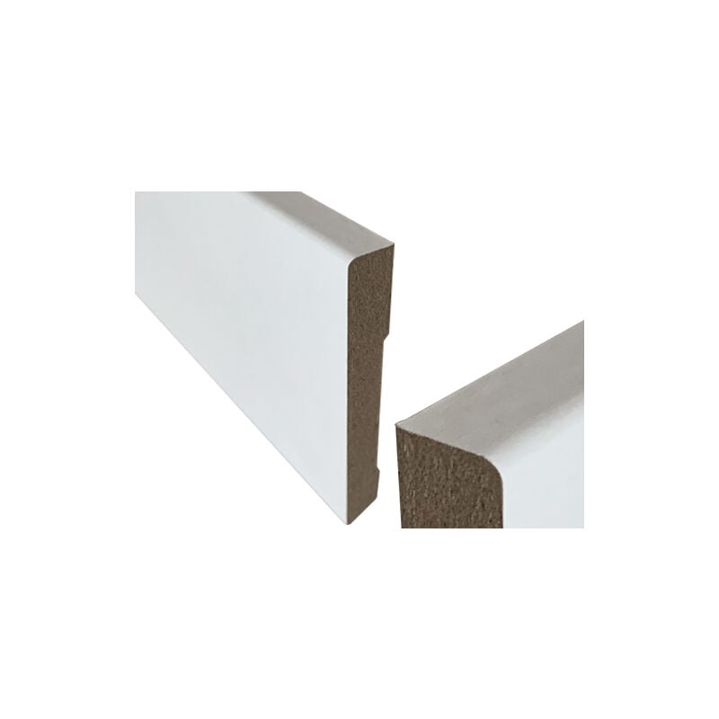 Battiscopa laminato mdf bianco -6261