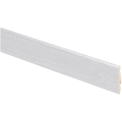 BATTISCOPA ROVERE GRIGIO MDF CM.240X5,8X1,4. Prezzo per 1 pezzo.