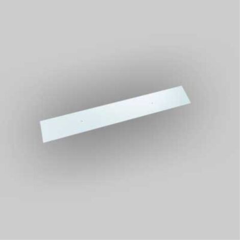 Battisedia con foro - 1000x100 mm - spessore 2 mm