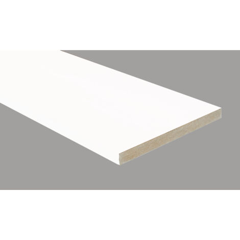 BATTISEDIA MDF 120X10X2400MM BIANCO