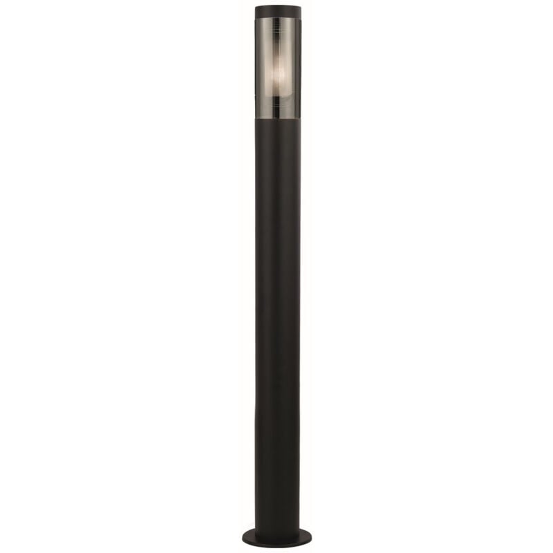 Batton Poteau extérieur 900 mm, diffuseur noir et fumé, IP44