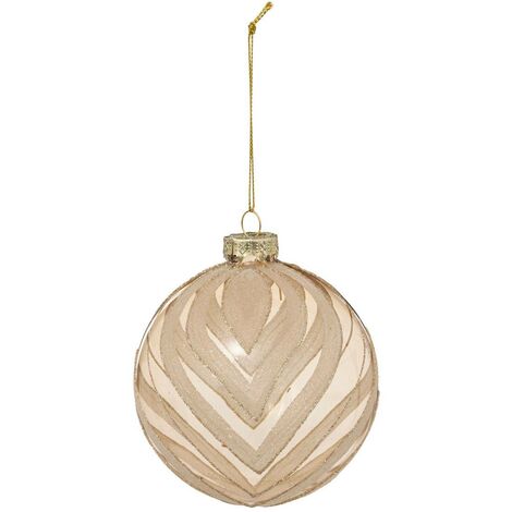 Baubles natalizi con punte smerigliate 100 mm - Feeric lights & christmas