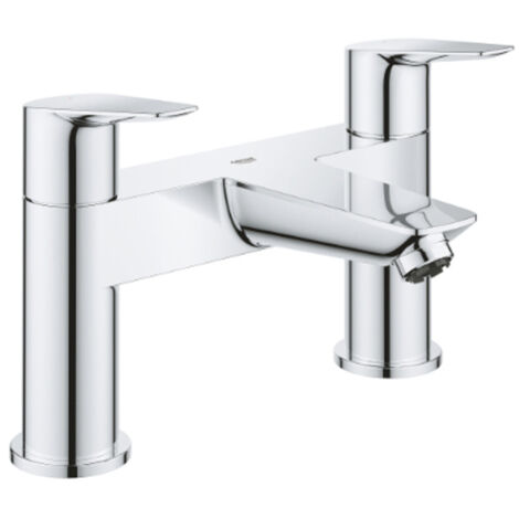Bauedge Deck 2H Bath Filler Chrome - 25216001 - Modern Design