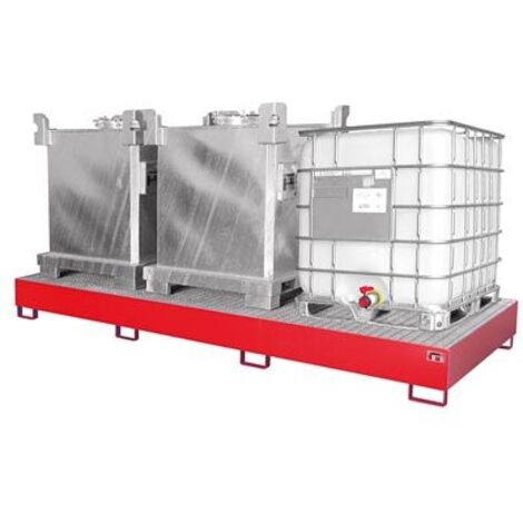 Bauer Auffangwanne AW 1000-3, lackiert, Feuerrot