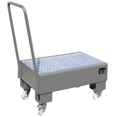 Bauer Fahrbare Auffangwanne AW 60-1 SR, lackiert, Mausgrau