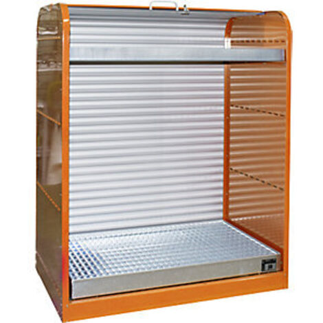 Bauer Gefahrstoff-Rollladenschrank RSG-3, lackiert, Gelborange