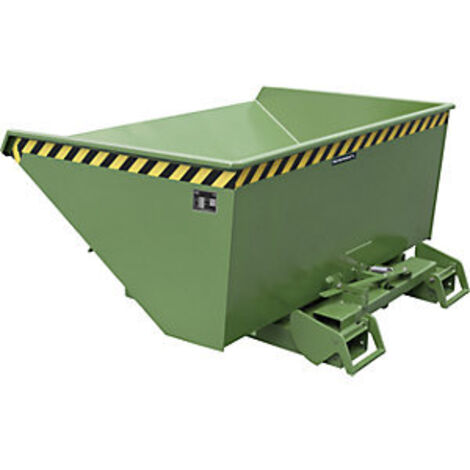 Bauer Kippbehälter 4A 900, lackiert, Resedagrün