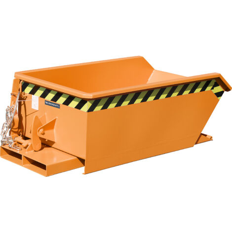 BAUER, Mini-benne basculante, rebord bas, volume 0,23 m³,