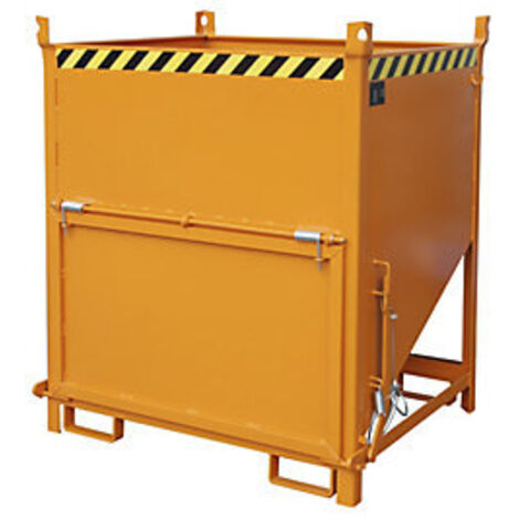 Bauer Silobehälter SGK 100, lackiert, Gelborange