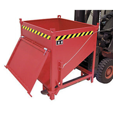 Bauer Silobehälter SGK 75, lackiert, Feuerrot