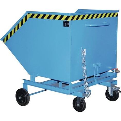 Bauer Späne-Kastenwagen SKW-ET 1000, lackiert, Lichtblau