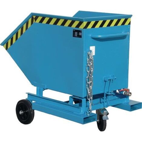 Bauer Späne-Kastenwagen SKW-ET 400, lackiert, Lichtblau