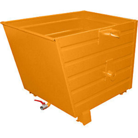 Bauer Späne-Stapelkipper BSL 70, lackiert, Gelborange