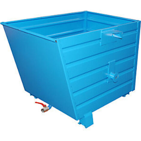 Bauer Späne-Stapelkipper BSS 70, lackiert, Lichtblau