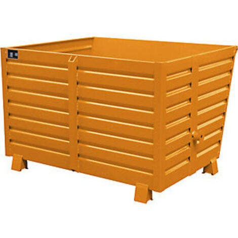 Bauer Stapelkipper BSK 150, lackiert, Gelborange
