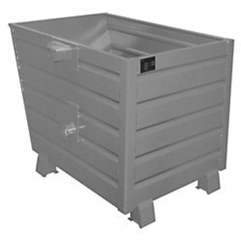 Bauer Stapelkipper BSK 70, lackiert, Mausgrau