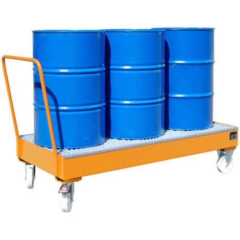 Bauer Südlohn Bac d'égouttement mobile 2050 SR, peint, jaune orangé