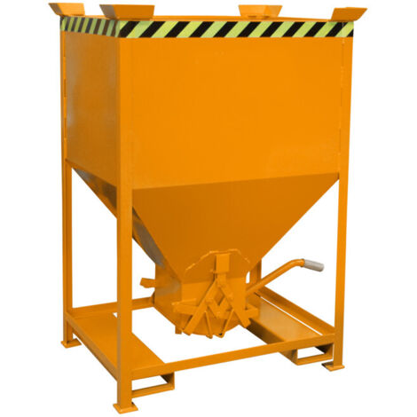 Bauer Südlohn conteneur de silo SG 600, peint, jaune-orange