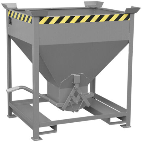 Bauer Südlohn conteneur silo SG 375, laqué, gris souris