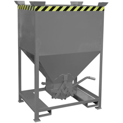 Bauer Südlohn conteneur silo SG 600, laqué, gris souris