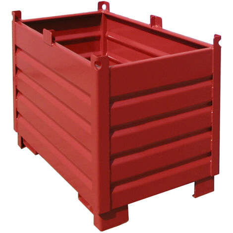 Bauer Südlohn système de conteneurs de collecte SBS 500, peint, rouge feu