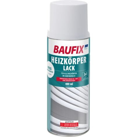 BAUFIX Heizkörperlack Spray weiß seidenglänzend 400 ml