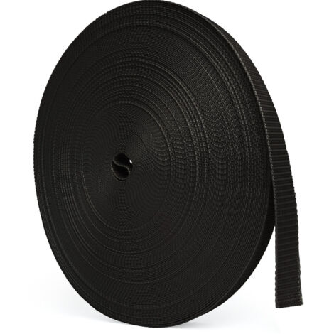 BAUHELD 50m Rolladengurt 14mm - Schwarz
