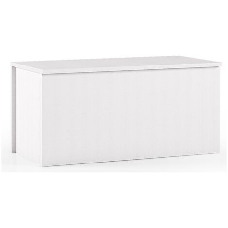 Baúl contenedor blanco 90x45 cm con cierre lento - Nantes