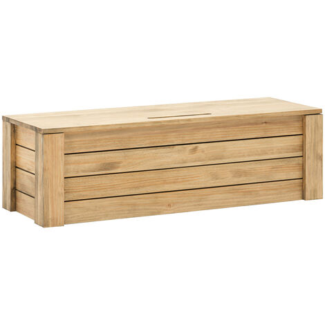Baúl arcón de madera de pino encerado 120 cms
