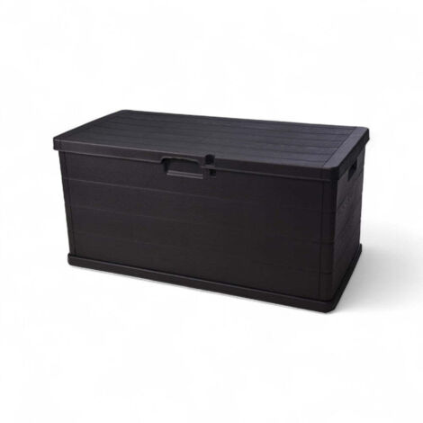 Baule cassapanca portatutto multiuso antracite lt.340 - 76x55xH52 cm