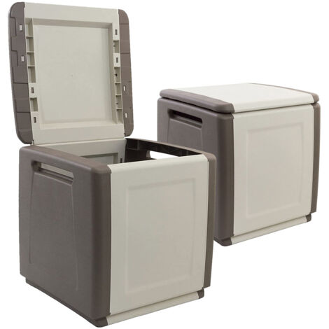 Baule Contenitore Ariel In Melamina Lucida - 100x40x40 Cm Nero Per Casa