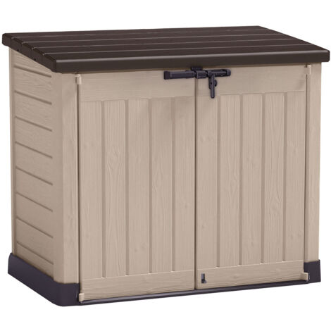 Baule da Esterno Keter Store-it-Out Max 145,5x82x125 cm in Resina Beige