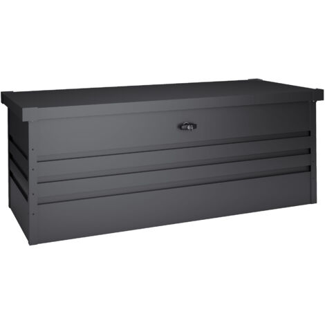 Baule esterno in metallo 716 L - 165x70x62cm - Spessore 0,40mm Robusto - Tapa abatilble