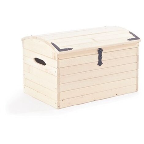 BAULE FORZIERE 60X37XH37CM IN ABETE