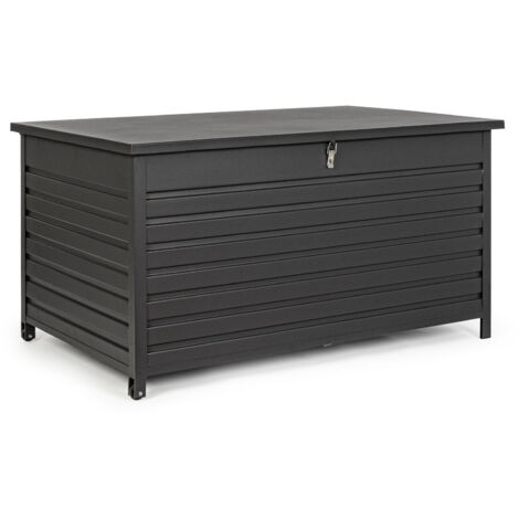 Baule per Esterno in Alluminio con Ruote 141x73x74 Antracite