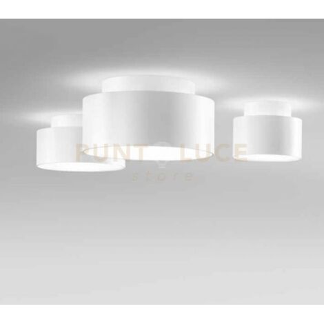 BAUM PLAFONIERA DOPPIA EMISSIONE LED 3000K 720LM 6+3W IP20 BIANCO