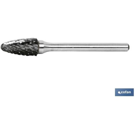 Baum-Rotationsfräser mit 3 mm Radius.