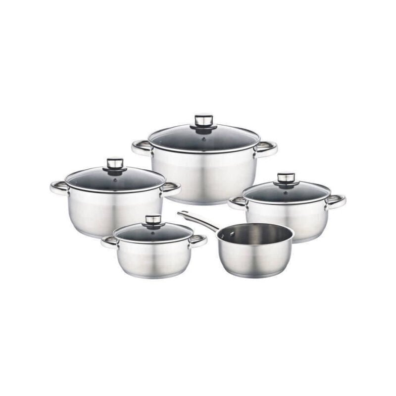 Baumalu - 341979 Batterie 9 pieces inox - Tous feux dont induction