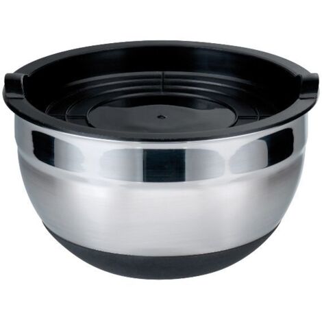 Baumalu - Bol pâtissier inox avec couvercle 26 cm