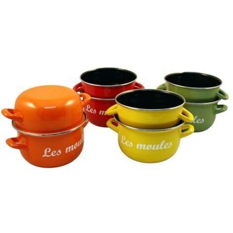 Baumalu - Marmite à moules 18 cm rouge