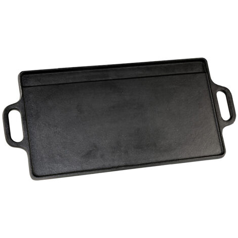 Baumalu - Plancha fonte 38 x 23 cm - réversible
