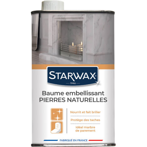 Baume embellissant pour marbre et pierres naturelles  500ml  STARWAX
