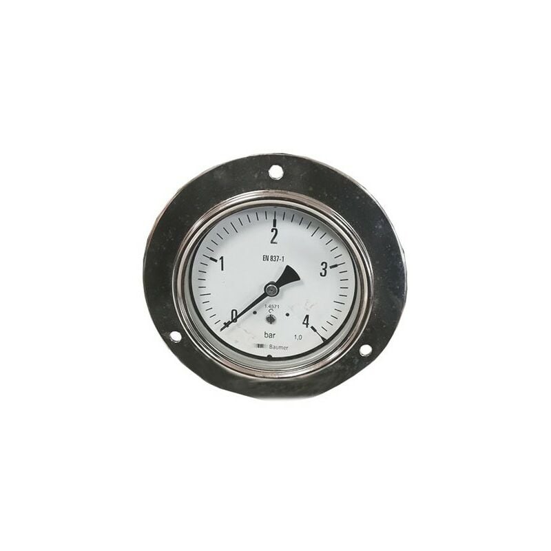 Baumer - MEX5B30B19 Manomètre type b ø 100mm 1/2'' 0-4bar